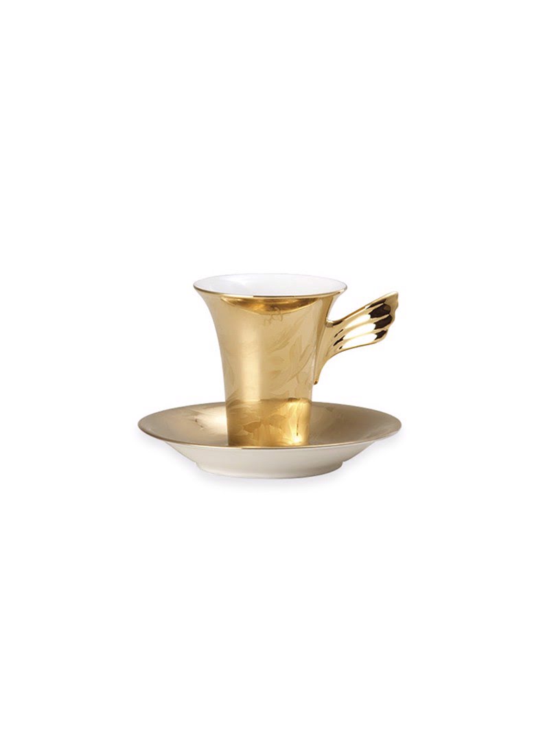 Bộ tách trà bằng sứ Versace Vanity La Dorée - 403627.14740