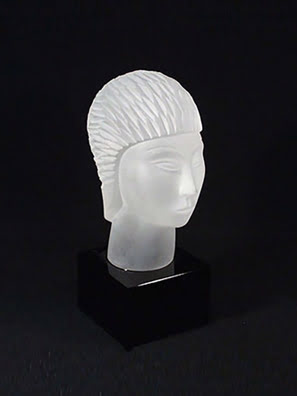 Tượng thần Hi lạp Sphinx pha lê Tom Bohemia