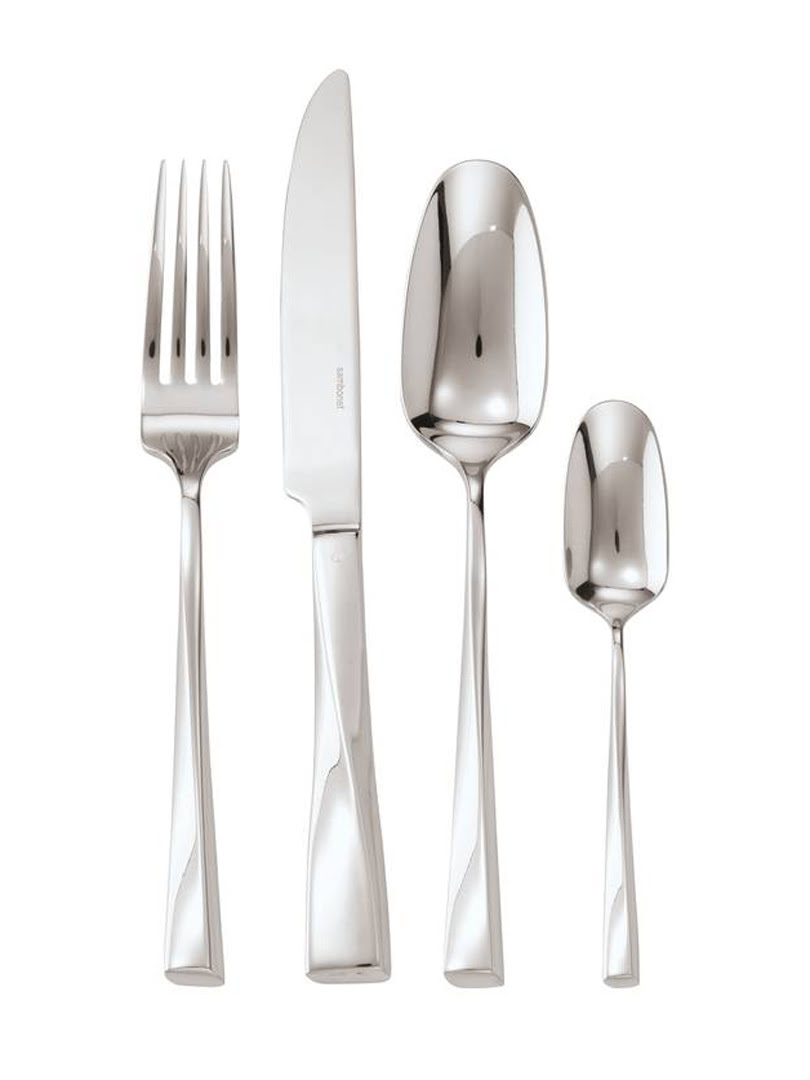 Bộ dao muỗng nĩa mạ bạc 24 món Sambonet TWIST - 52726-81