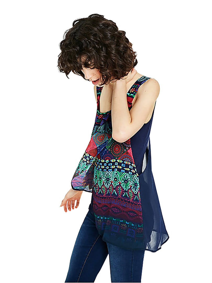 Áo ngắn tay nữ size M - 72B2EQ35000M