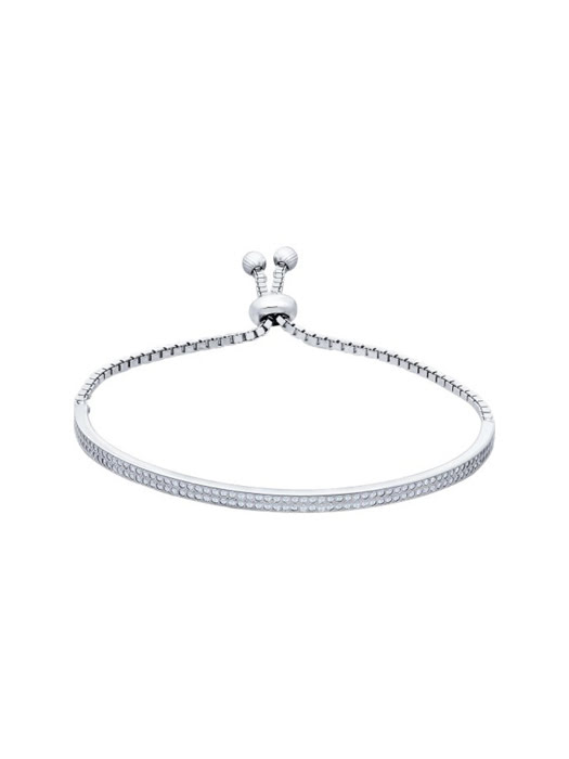 Vòng đeo tay bằng bạc Sterling đính kim cương zirconia - 94050313