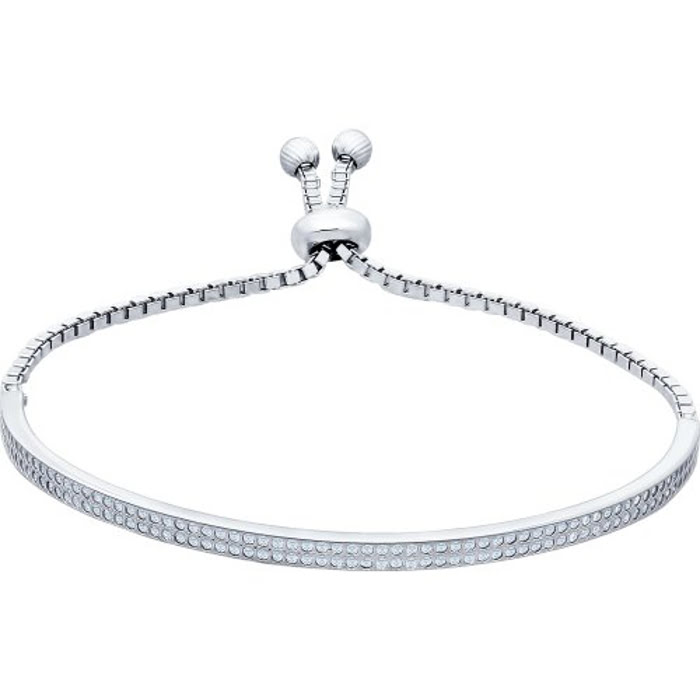 Vòng đeo tay bằng bạc Sterling đính kim cương zirconia - 94050313