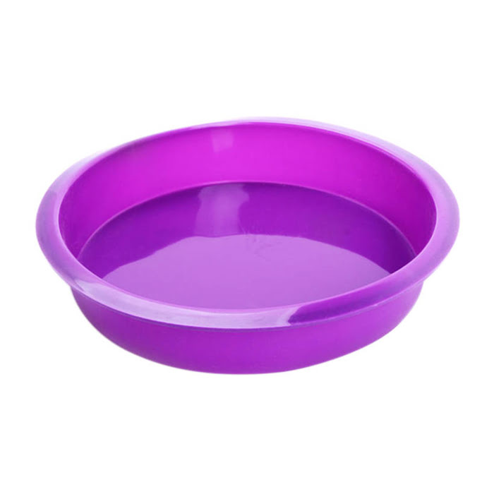 Khuôn bánh silicone La Fonte hình tròn màu tím - YY20855