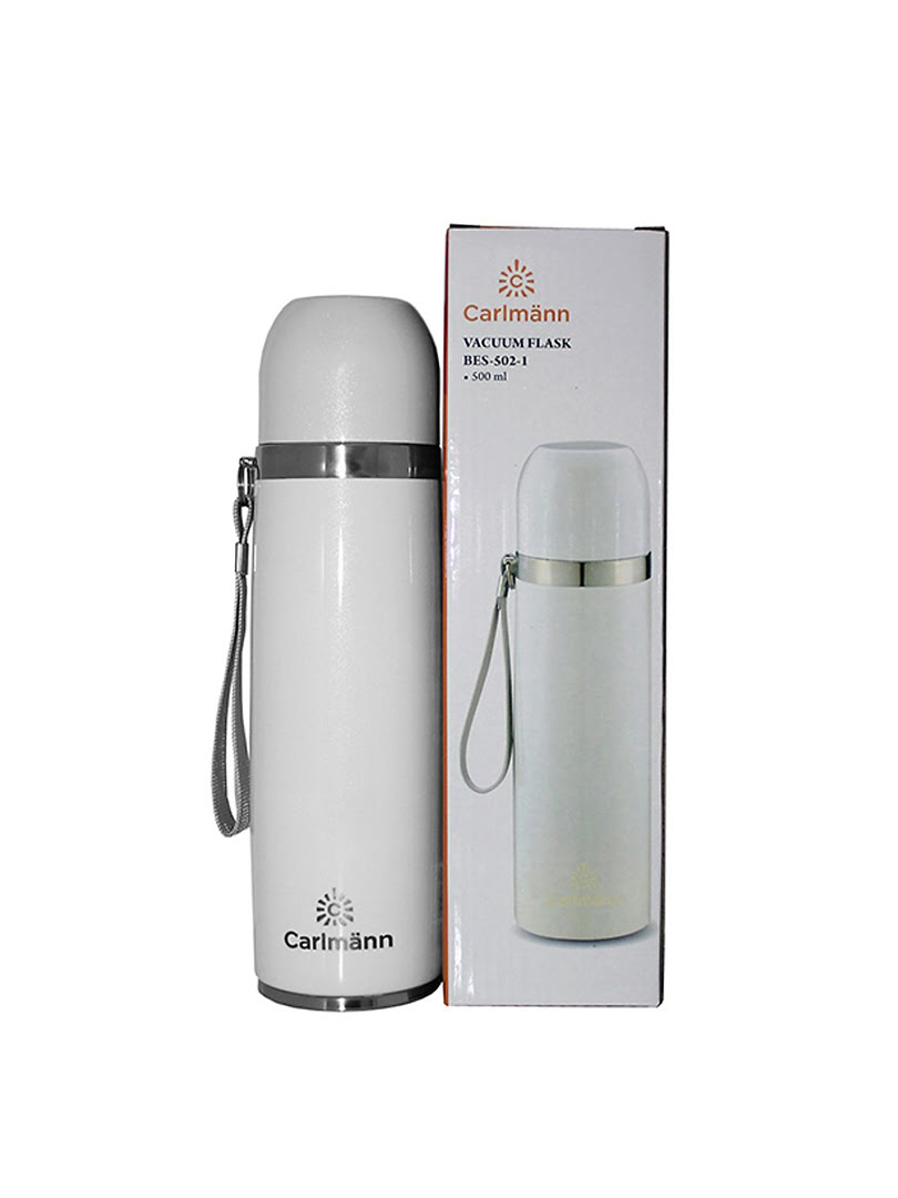 Bình giữ nhiệt nóng lạnh Carlmann màu trắng sữa - BES502-1