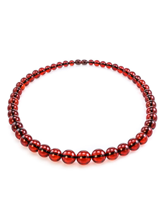 Chuỗi hạt cườm trang sức sang trọng  Amber Jewelry bằng đá hổ phách thiên nhiên (Cherry bowl) - 600210080