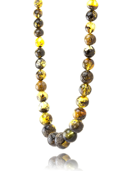 Chuỗi hạt cườm trang sức Amber Jewelry  bằng đá hổ phách thiên nhiên (Meteorite ) - 6002204441