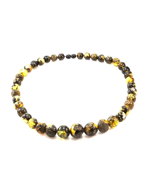 Chuỗi hạt cườm trang sức Amber Jewelry  bằng đá hổ phách thiên nhiên (Meteorite ) - 6002204441