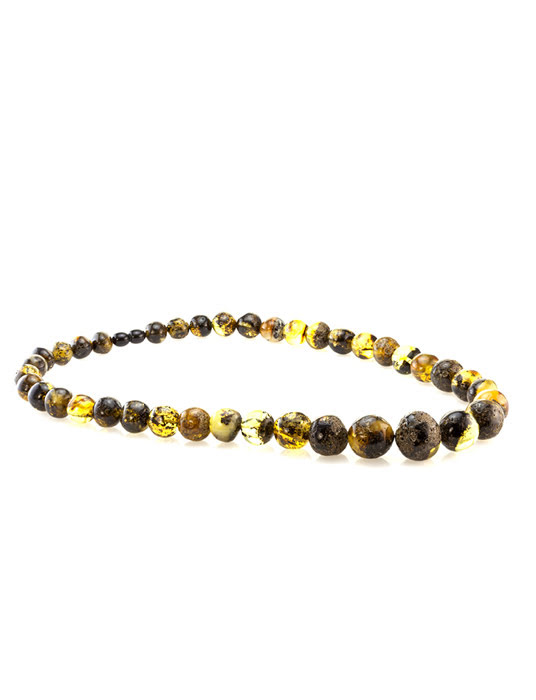 Chuỗi hạt cườm trang sức Amber Jewelry  bằng đá hổ phách thiên nhiên (Meteorite ) - 6002204441