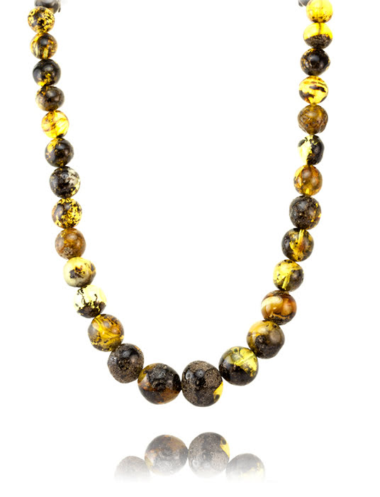 Chuỗi hạt cườm trang sức Amber Jewelry  bằng đá hổ phách thiên nhiên (Meteorite ) - 6002204441