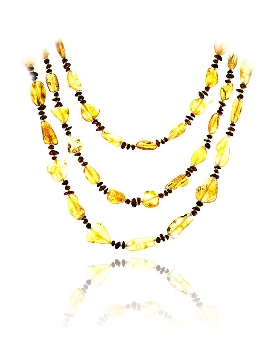 Chuỗi hạt cườm trang sức Amber Jewelry bằng đá hổ phách thiên nhiên (Plum wild) - 6004203478