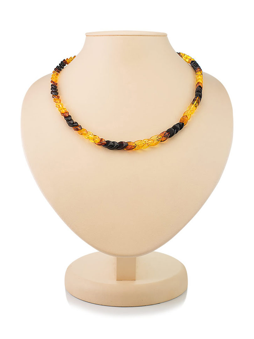 Chuỗi hạt cườm trang sức Amber Jewelry bằng đá hổ phách thiên nhiên (Snake) - 700402370