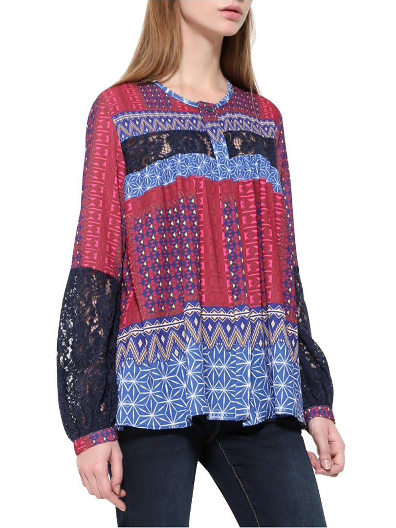 Áo sơ mi nữ SHIRT, Size L, FUCSIA LUXOR - 17WWCW833047L