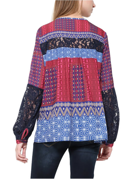 Áo sơ mi nữ SHIRT, Size L, FUCSIA LUXOR - 17WWCW833047L