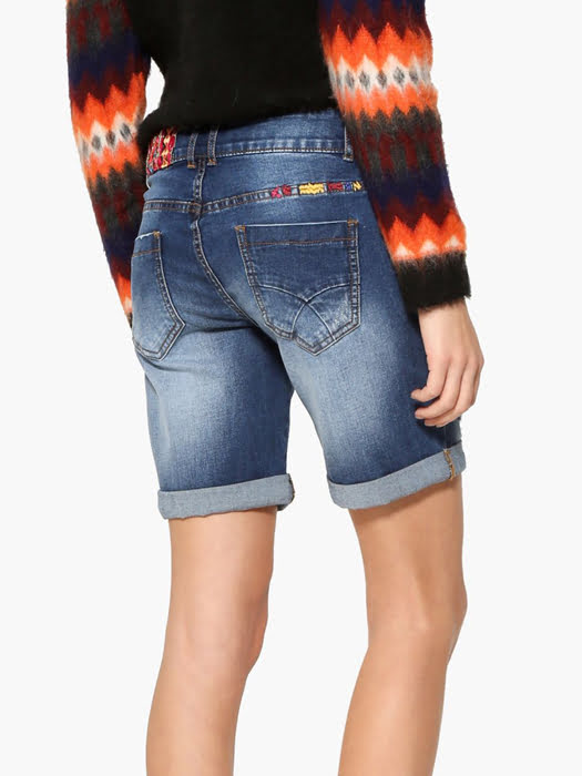 Quần sọt Jean nữ DENIM TROUSERS, Size 26, JEANS VAQUERO - 17WWDD22505326