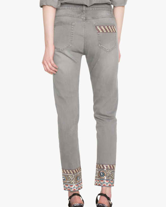 Quần Jean nữ DENIM TROUSERS, Size 26, ACERO  - 17WWDD39202626