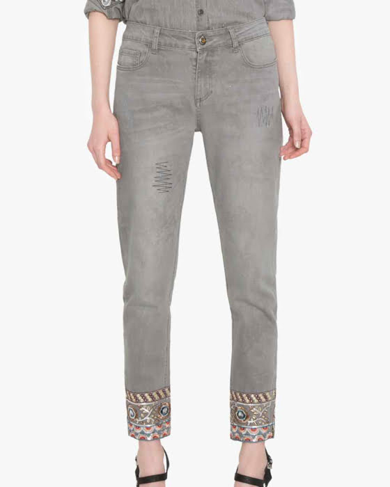 Quần Jean nữ DENIM TROUSERS, Size 26, ACERO  - 17WWDD39202626