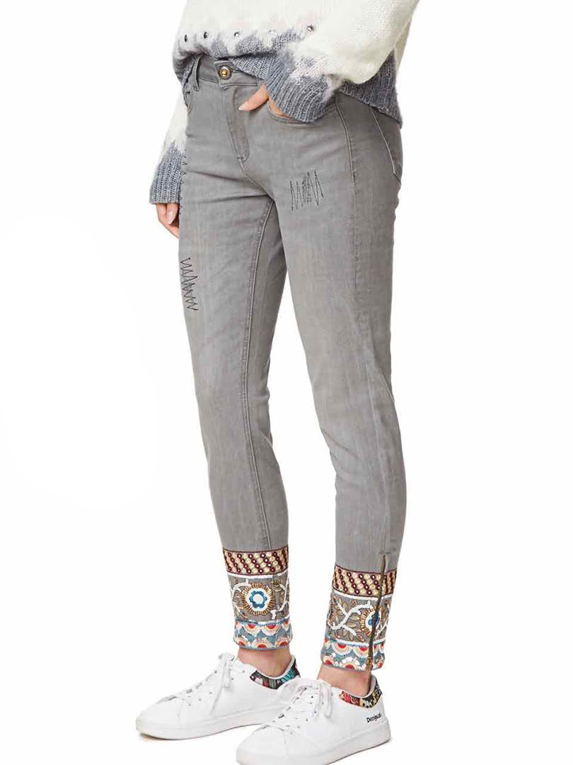 Quần Jean nữ DENIM TROUSERS, Size 30, ACERO  - 17WWDD39202630