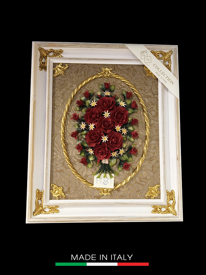 Khung tranh trang trí với hoa sứ lớn Artre Ca.Sa. ART.5641