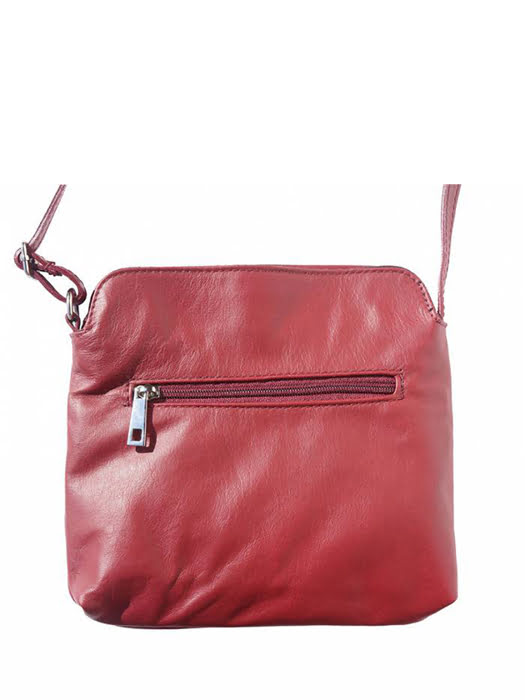 Túi xách da Ý Florence - 22x3x25cm màu đỏ đậm - 6110-Bordeaux
