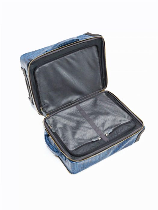 Vali JR ROSTAING Suitcase Emb Crocodile Deluxe Blue Màu Xanh - S-00308