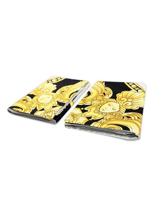 Bộ 02 Bao gối Versace Z7024 xám-ngọc trai-vàng 51x81cm - ZCOP0012. Z7024