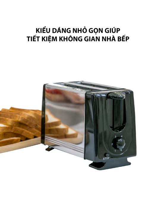 Máy nướng bánh mì 2 ngăn KuchenZimmer - 3000488 | Moriitalia