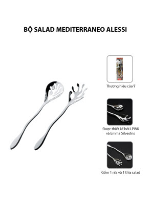 Bộ salad Mediterraneo Alessi - ESI16SET