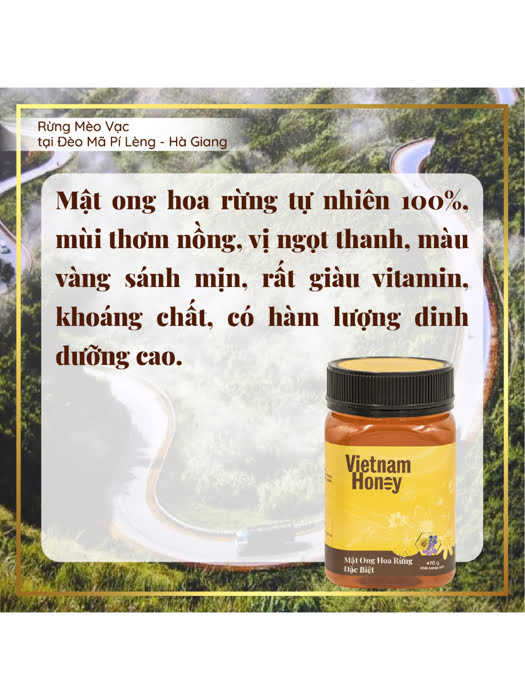 Mật ong Hoa rừng đặc biệt 470g - VIETNAMHONEY