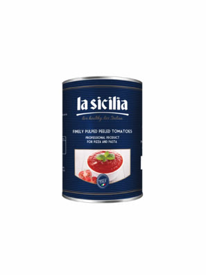 Cà chua lột vỏ nghiền nhuyễn (Finely Pulp Peeled Tomatoes) La Sicilia - 4.1kg
