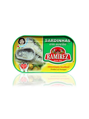 Cá mòi ngâm dầu ô liu Ramirez 125g