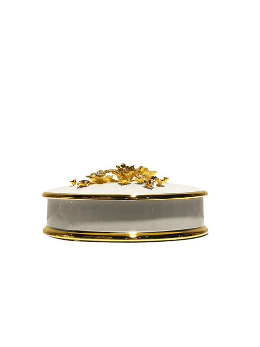 Hộp đựng bánh Classic mạ vàng 24K BC ST644.1-CO