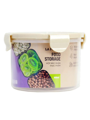 [MỚI] Hộp nhựa đựng thực phẩm Lafonte 13.5x9.5cm 900ml - 180961-BEI