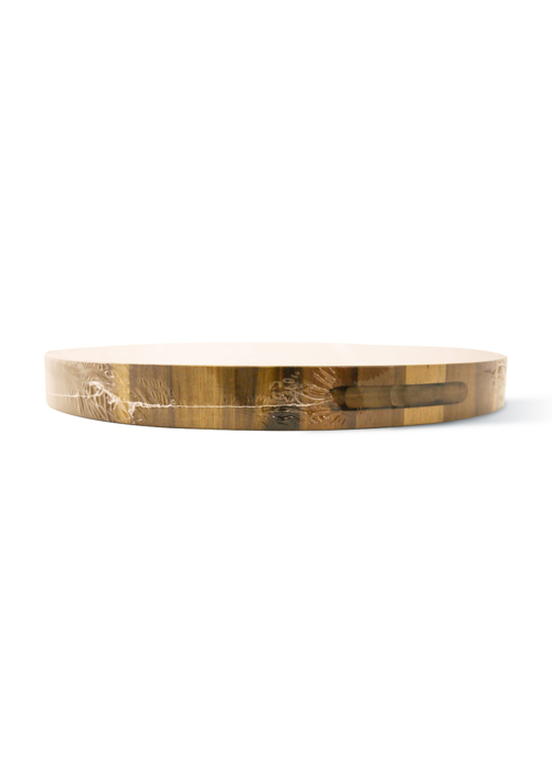 Thớt gỗ đa dụng tròn đánh rãnh 320x320x30mm Moriitalia - 011570