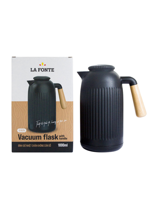 Bình giữ nhiệt chân không cán gỗ La Fonte 1000ml - 011679