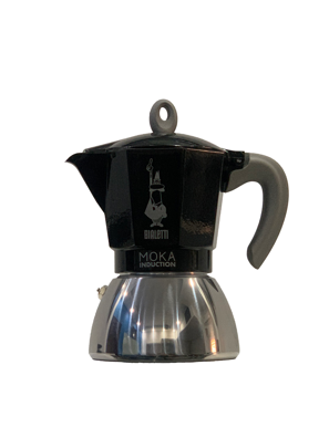 Bình pha cà phê bếp từ Bialetti NEW MOKA INDUCTION BLACK 6 CUPS 0006936/NP
