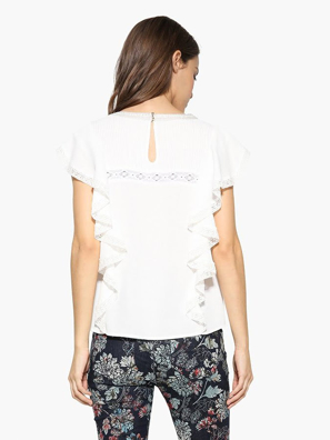 Chân váy SKIRT, size 30, DENIM PATCH, mã hàng 18SWFD01518330 hiệu Desigual - SS18/1