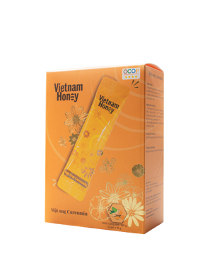 Hộp Stick Mật ong nghệ Curcumin (15g x12 gói) - VIETNAMHONEY