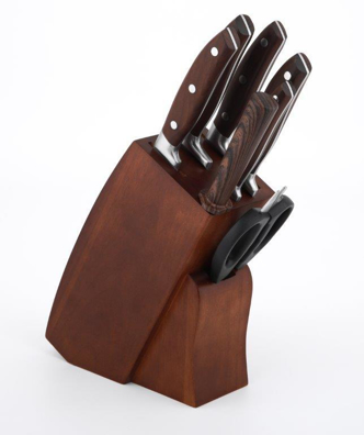 Bộ dao kéo và giá đỡ (bằng gỗ) 8 món CS - 086848