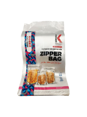 Túi zip bạc đáy đứng đựng thực phẩm KOKUSAI 22 cm x 32 cm - KOK012553