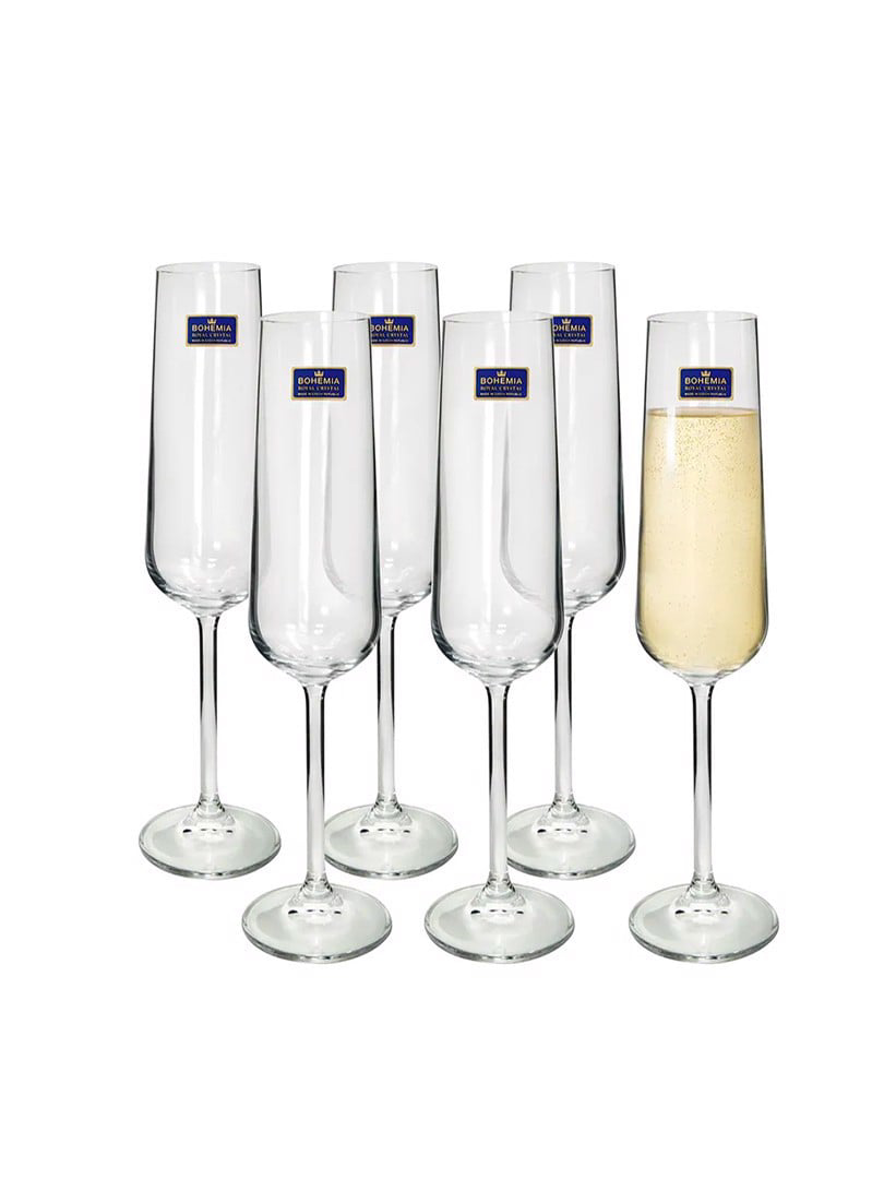 Bộ 6 ly rượu Champagne Globo - 530222 Bohemia