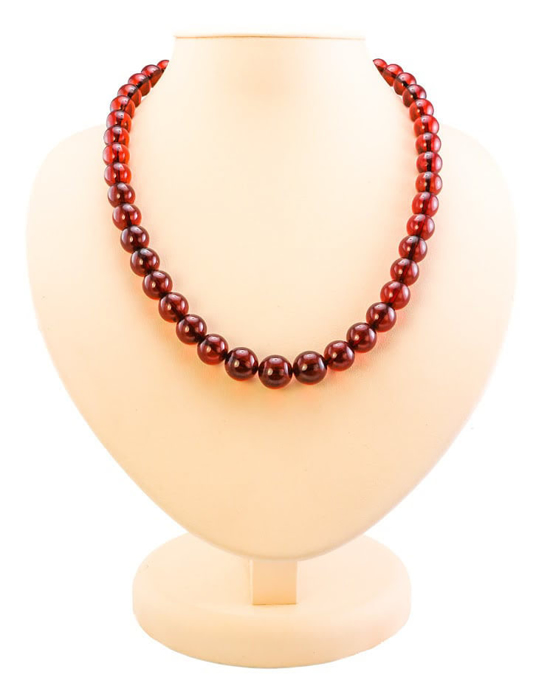 Chuỗi hạt cườm trang sức sang trọng  Amber Jewelry bằng đá hổ phách thiên nhiên (Cherry bowl) - 600210080