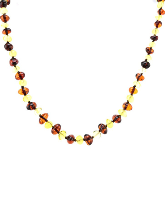 Chuỗi hạt cườm trang sức Amber Jewelry bằng đá hổ phách thiên nhiên (Pebbles) dành cho trẻ em - 607107038