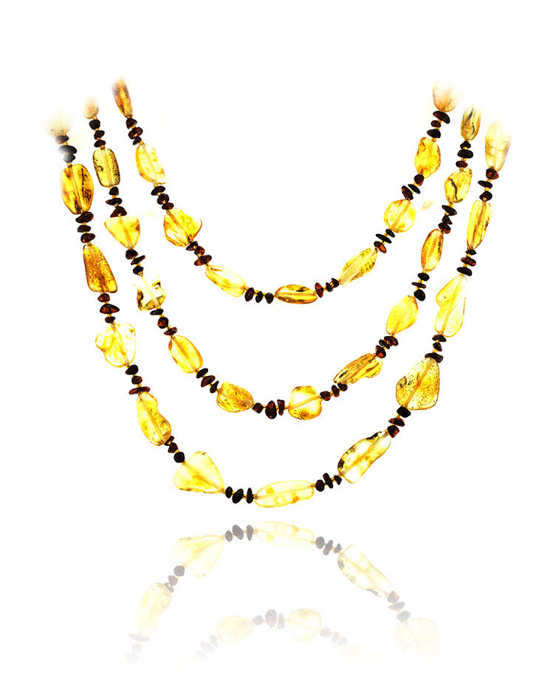 Chuỗi hạt cườm trang sức Amber Jewelry bằng đá hổ phách thiên nhiên (Plum wild) - 6004203478