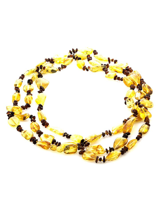 Chuỗi hạt cườm trang sức Amber Jewelry bằng đá hổ phách thiên nhiên (Plum wild) - 6004203478