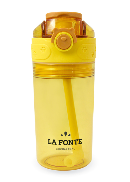 Bình nước thể thao 2 tầng La Fonte 450ml - 004091-YEL