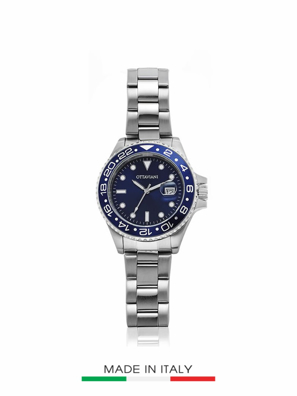 Đồng hồ đeo tay nam thạch anh , kích thước 41mm Code:16086B,nhãn hiệu : OTTAVIANI  -