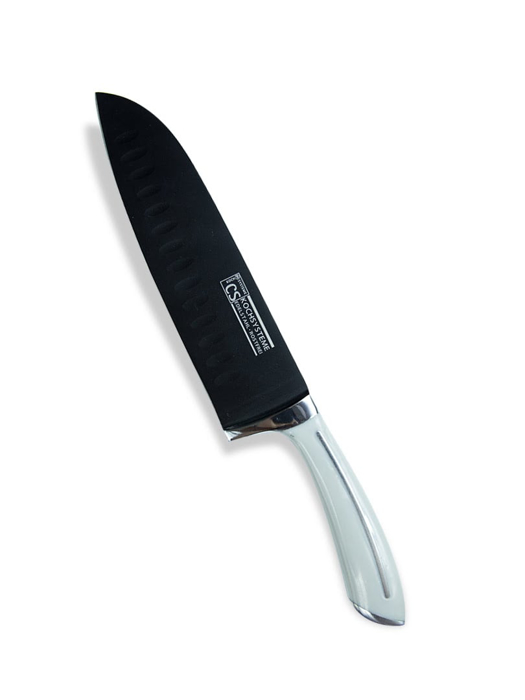 DAO THÉP KHÔNG GỈ TRÁNG LỚP TITAN (Santoku knife) - 070571