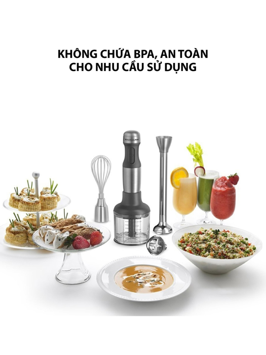 Bộ Máy Xay trộn cầm tay Kitchen Aid 5 tốc độ màu đen 5KHB2569GOB