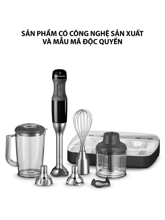 Bộ Máy Xay trộn cầm tay Kitchen Aid 5 tốc độ màu đen 5KHB2569GOB