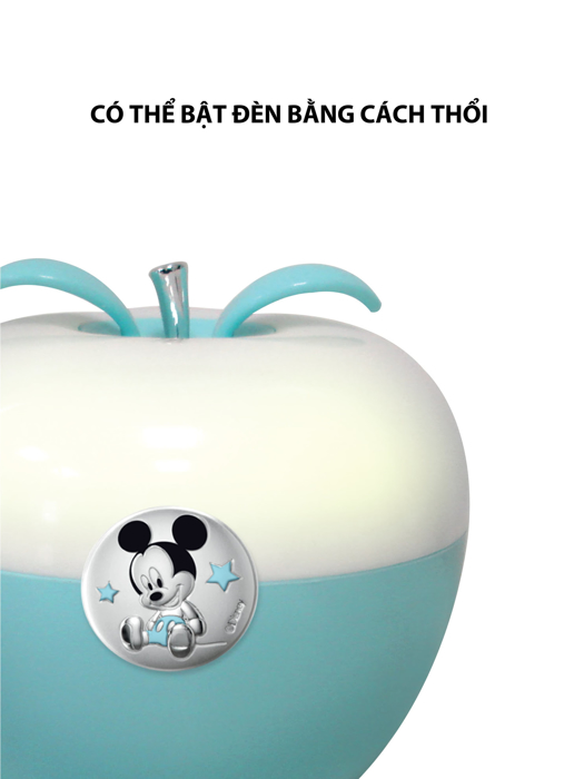 Đồ trang trí hình Đèn ngủ Mickey hiệu VALENTI  - D326C